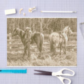 Alberta Cowboy Seidenpapier (Handwerk)