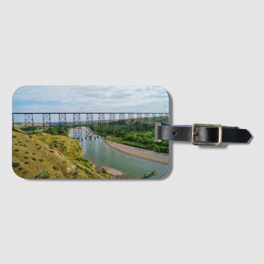 Alberta-Eisenbahnsymbol Gepäckanhänger (Vorderseite (Horizontal))