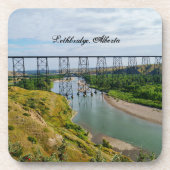 Alberta-Eisenbahnsymbol Getränkeuntersetzer (Vorderseite)