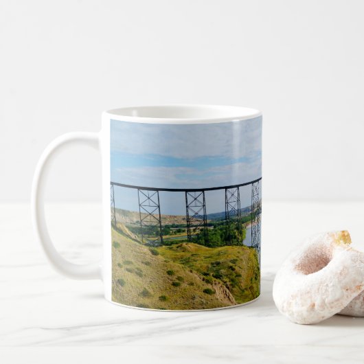 Alberta-Eisenbahnsymbol Kaffeetasse (Mit Donut)