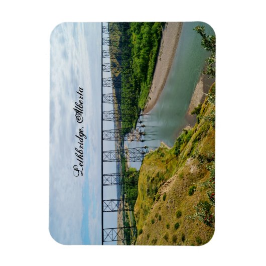 Alberta-Eisenbahnsymbol Magnet (Vertikal)