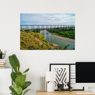 Alberta-Eisenbahnsymbol Poster