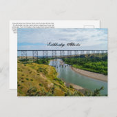 Alberta-Eisenbahnsymbol Postkarte (Vorne/Hinten)