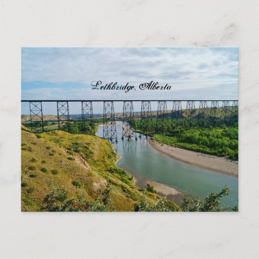 Alberta-Eisenbahnsymbol Postkarte (Vorderseite)