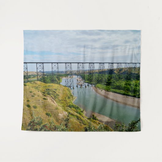 Alberta-Eisenbahnsymbol Wandteppich (Vorderseite (Horizontal))