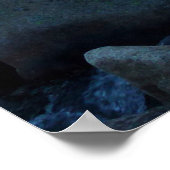 Alberta Falls at Sunrise at Rocky Mountains Poster (Ecke)