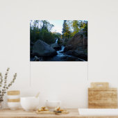 Alberta Falls at Sunrise at Rocky Mountains Poster (Küche)