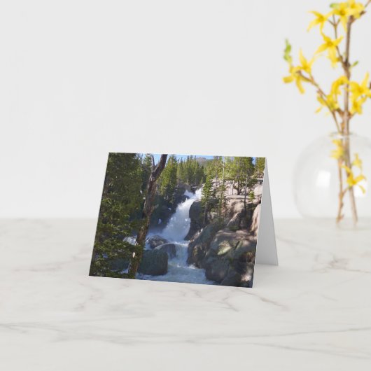 Alberta Falls I Karte (Gelbe Blume)