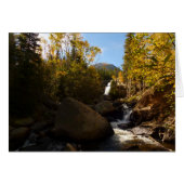 Alberta Falls im Herbst in Rocky Mountains (Vorderseite (Horizontal))