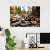 Alberta Falls in Rocky Mountain National Park Poster (Heimbüro)