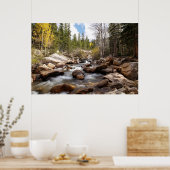 Alberta Falls in Rocky Mountain National Park Poster (Küche)