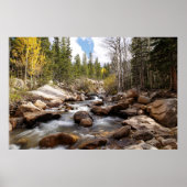 Alberta Falls in Rocky Mountain National Park Poster (Vorne)