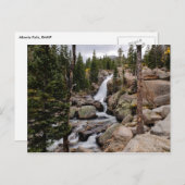 Alberta Falls in Rocky Mountain National Park Postkarte (Vorne/Hinten)