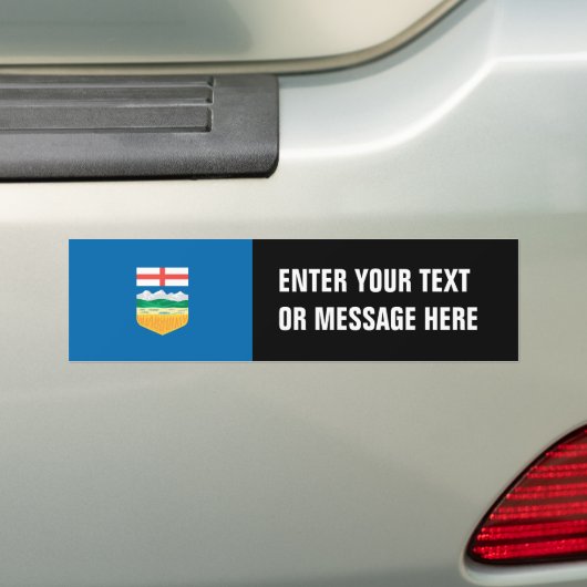 Alberta Flag Autoaufkleber (Auf Auto)