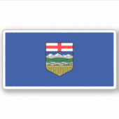 Alberta Flag Graphic Aufkleber (Vorderseite)