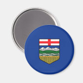 Alberta Flag Kanada - Symbol für die Provinz Magnet (Vorderseite/Rückseite)
