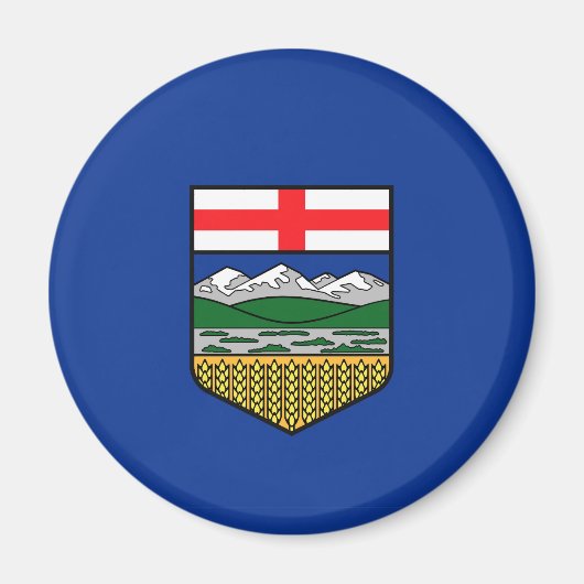 Alberta Flag Kanada - Symbol für die Provinz Magnet (Vorne)