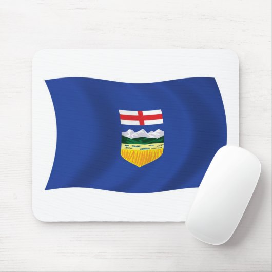 Alberta Flag Mousepad (Mit Mouse)