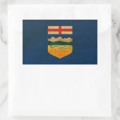 Alberta Flag Rechteckiger Aufkleber (Tasche)