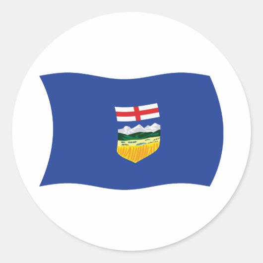 Alberta Flag Sticker (Vorderseite)