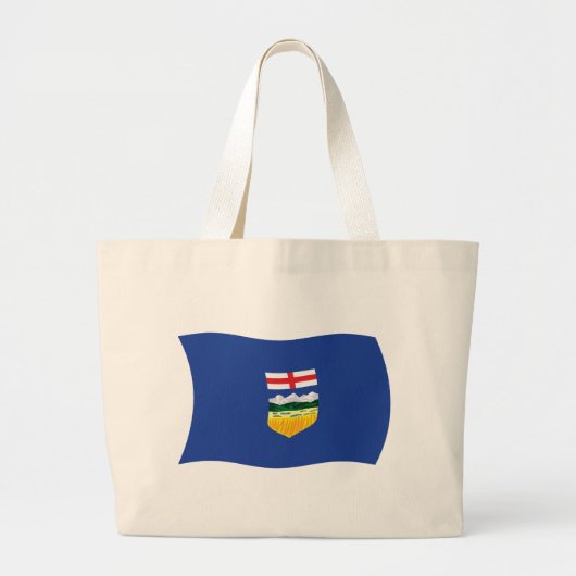 Alberta Flag Tote Bag Jumbo Stoffbeutel (Vorne)