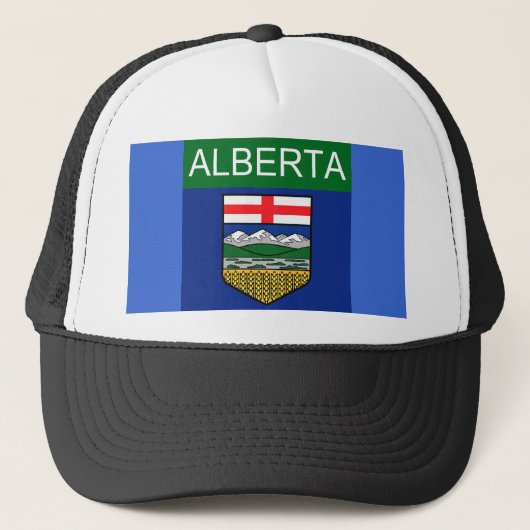 Alberta-Flag-Trucker-Mütze Truckerkappe (Vorderseite)