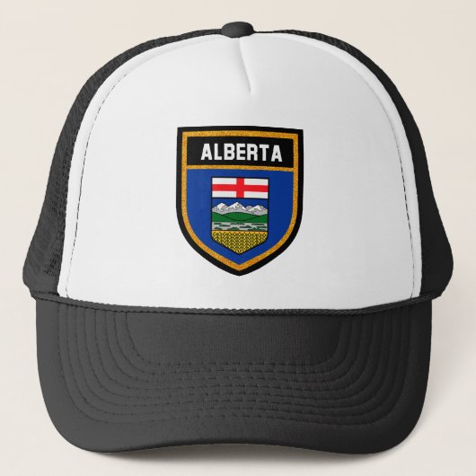 Alberta Flag Truckerkappe (Vorderseite)