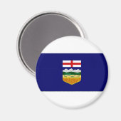 Alberta-Flagge Kanada Magnet (Vorderseite/Rückseite)