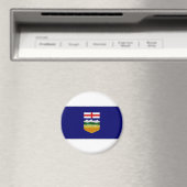 Alberta-Flagge Kanada Magnet (In Situ (Geschirrspüler))