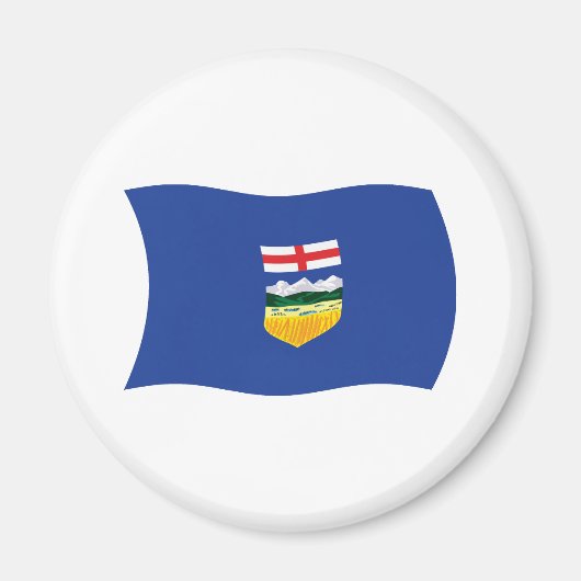 Alberta-Flagge-Magnet Magnet (Vorne)