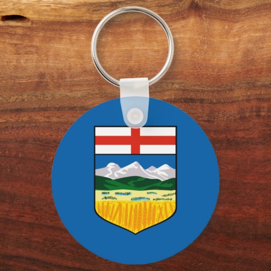 Alberta-Flagge Schlüsselanhänger (Vorderseite)