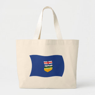 Alberta-Flagge-Tragetasche Jumbo Stoffbeutel