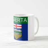 Alberta-Flaggen-Tasse Kaffeetasse (VorderseiteRechts)