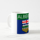 Alberta-Flaggen-Tasse Kaffeetasse (Vorderseite Links)