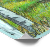 Alberta Foothills Landscape Locarno Poster (Ecke)