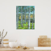 Alberta Foothills Landscape Locarno Poster (Küche)