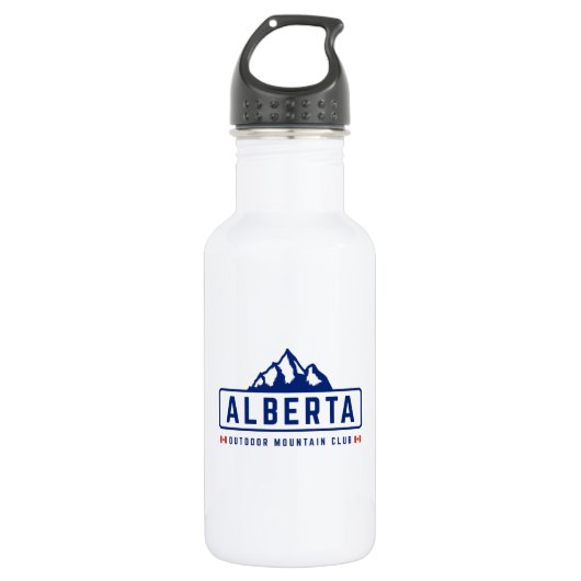 Alberta im Freien Edelstahlflasche (Vorderseite)