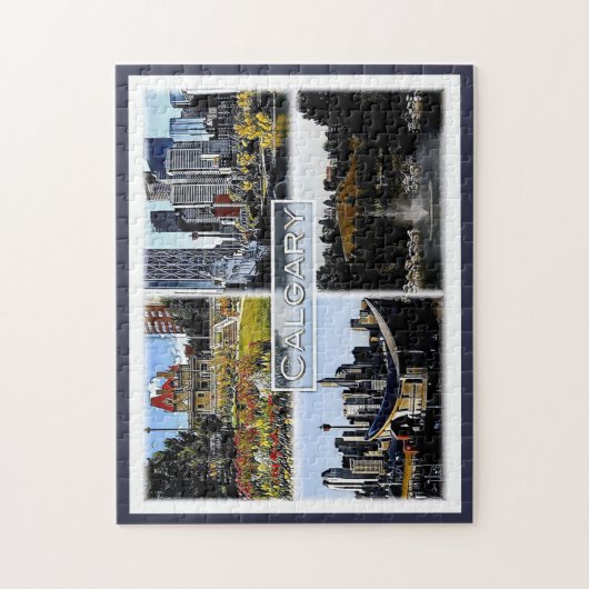 Alberta - Kanada - Mosaik - Puzzle (Vertikal)