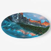 Alberta, Kanada Pappteller (Schrägansicht)