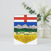 Alberta, Kanada Postkarte (Stehend Vorderseite)