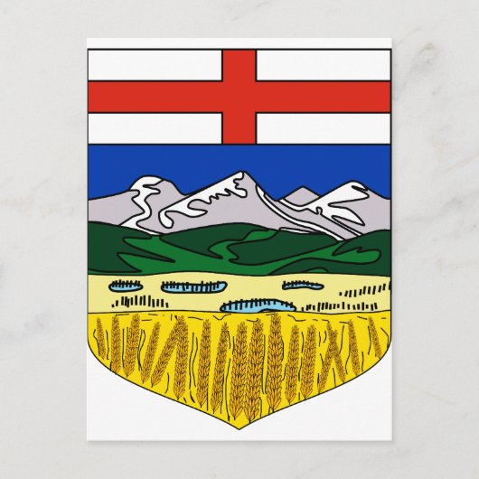 Alberta, Kanada Postkarte (Vorderseite)