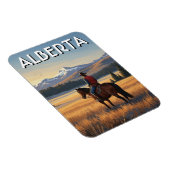 Alberta Kanada Reiten Magnet (Rechte Seite)
