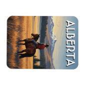 Alberta Kanada Reiten Magnet (Horizontal)