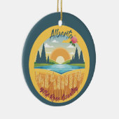 Alberta: Land der wilden Rose Keramik Ornament (Rechts)
