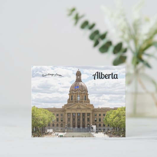 Alberta Legislature Building Alberta Canada Postkarte (Stehend Vorderseite)