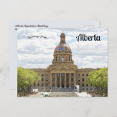 Alberta Legislature Building Alberta Canada Postkarte (Vorne/Hinten)