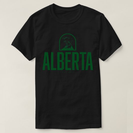 Alberta Mountain Goat Green T-Shirt (Design vorne)