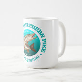 Alberta Pike Fishing Kaffeetasse (VorderseiteRechts)
