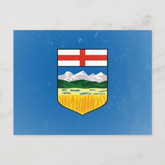 Alberta Postkarte (Vorderseite)