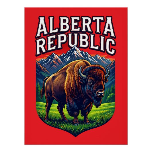 Alberta Republik Poster (Vorderseite)